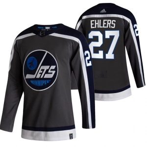 Winnipeg Jets Pelipaita Nikolaj Ehlers 27 2022 Reverse Retro Musta Authentic